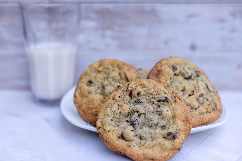 Close-up of buttery cookies